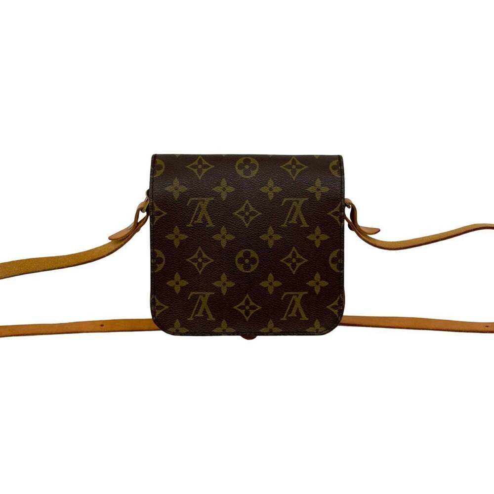 LOUIS VUITTON Vintage Brown Monogram Leather Pochette Shoulder Bag - Picture 3 of 9